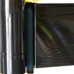 IND364 black machine stretchwrap, machine pallet wrap