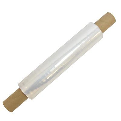 Super Heavy Duty Clear Hand Pallet Wrap 400mm x 200m x 34 Micron Cast Extended Cores