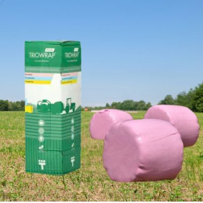 Pink Bale Stretch wrap 750mm x 1900m x 21mu